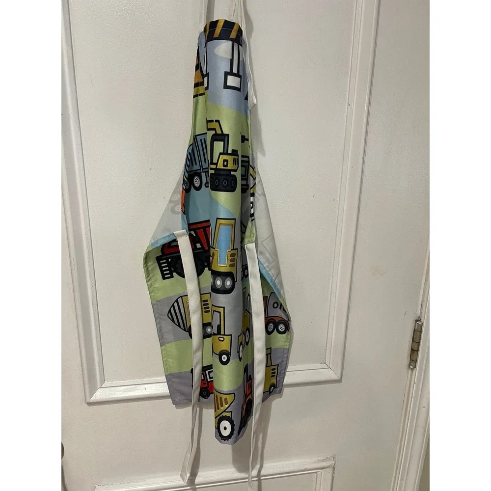 Toddler/ small child construction truck apron
